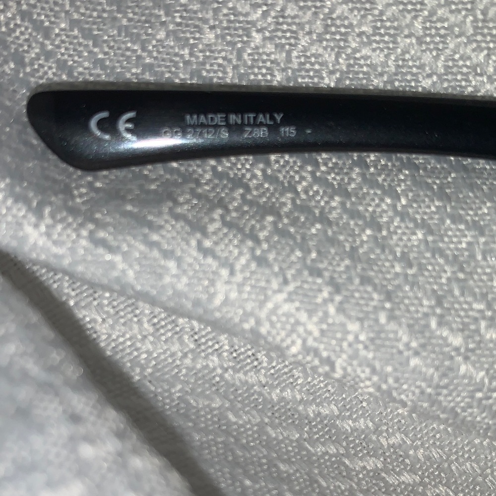 Gucci HorseBit Shiny Black/Gray & Silver Sunglasses - Picture 6 of 16